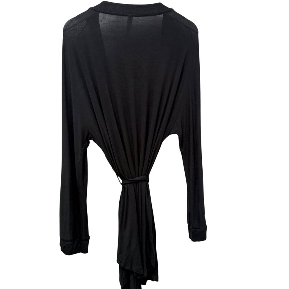 HONEYDEW Robe Black Size Large Stretch Rayon Blend Kimono Womens Loungewear - Picture 5 of 11